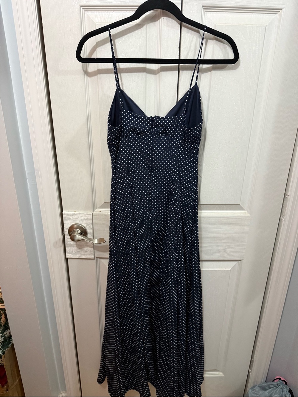 Altar’d State Navy Polka dot dress - Picture 4 of 4